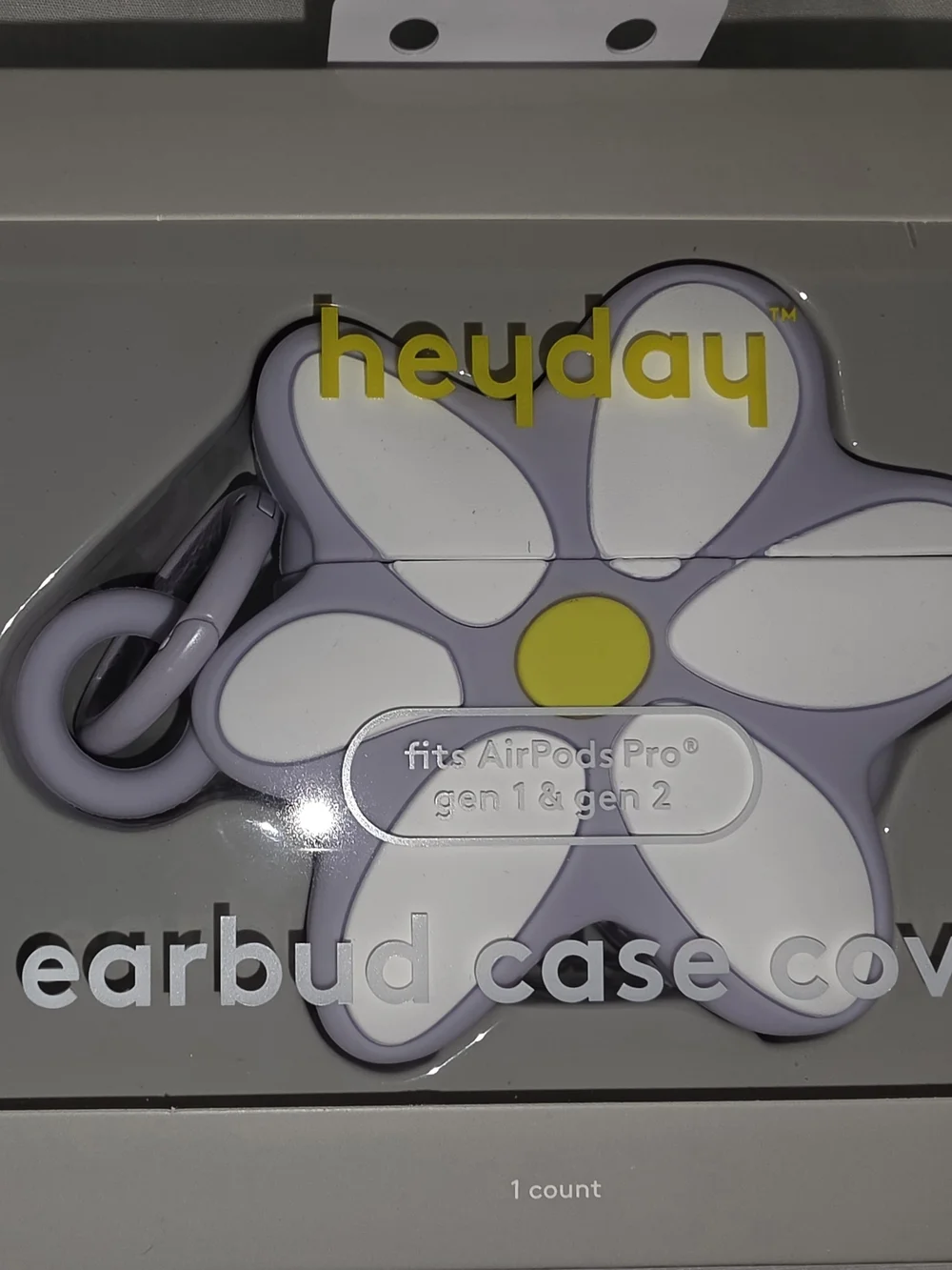 heyday Lavender & White Daisy AirPods Pro Case For AirPods Pro gen 1 & gen 2.